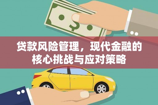 乡宁贷款风险管理，现代金融的核心挑战与应对策略