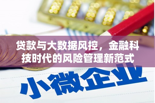 乡宁贷款与大数据风控，金融科技时代的风险管理新范式