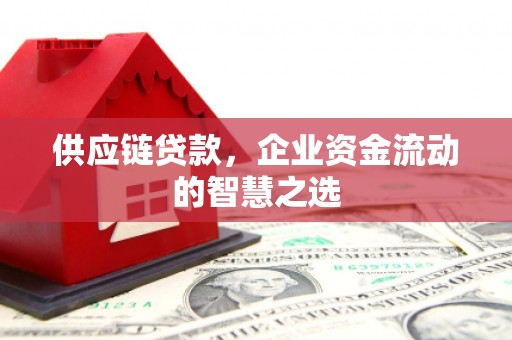 乡宁供应链贷款，企业资金流动的智慧之选