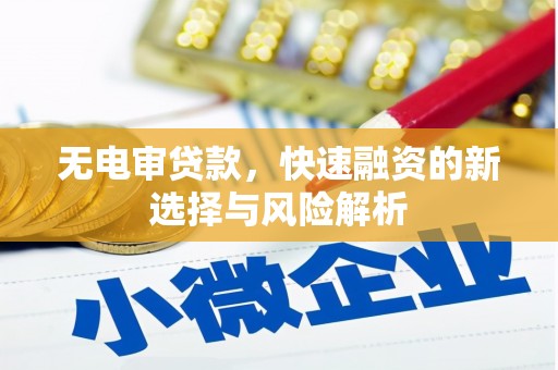 乡宁无电审贷款，快速融资的新选择与风险解析