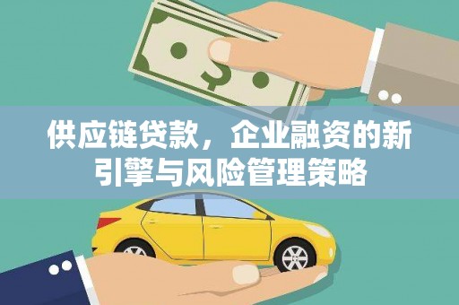 乡宁供应链贷款，企业融资的新引擎与风险管理策略