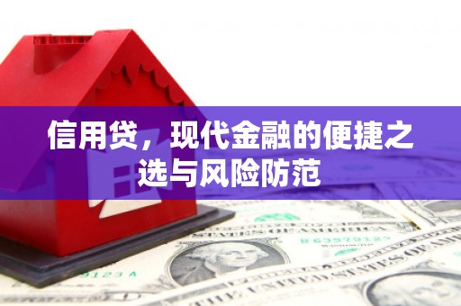 乡宁信用贷，现代金融的便捷之选与风险防范