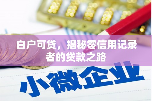 乡宁白户可贷，揭秘零信用记录者的贷款之路