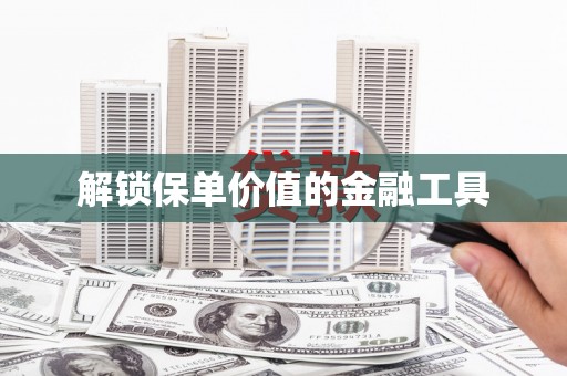 乡宁解锁保单价值的金融工具